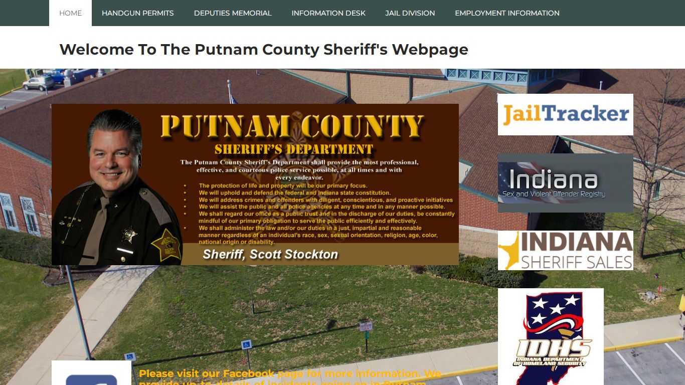 Welcome to the Putnam County Sheriff's webpage